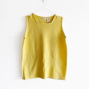 Vintage Knit Tank Top - Medium